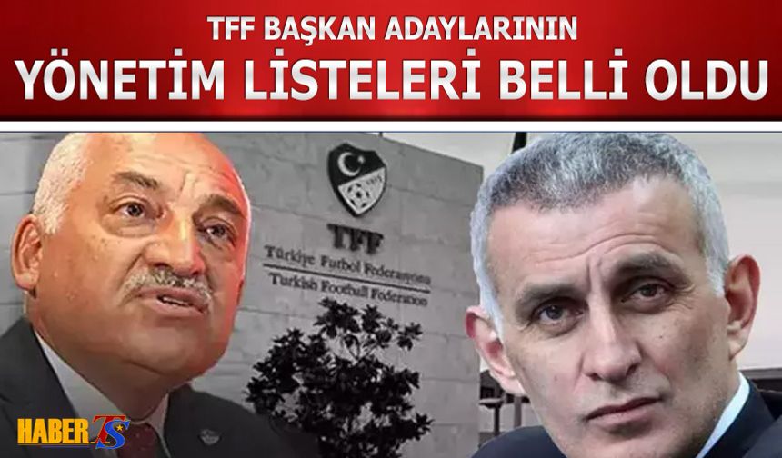 Başkan Adayları İbrahim Hacıosmanoğlu ve Mehmet Büyükeşki'nin Yönetim Listeleri Belli Oldu