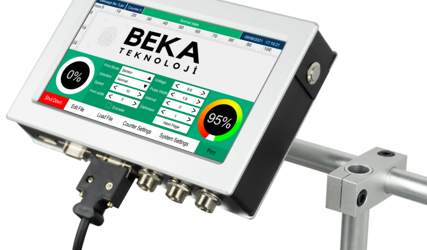 Beka Teknoloji ile Continuous İnkjet Kodlama Makinası