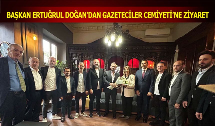 Trabzonspor Başkanı Ertuğrul Doğan'dan Trabzon Gazeteciler Cemiyetine Ziyaret