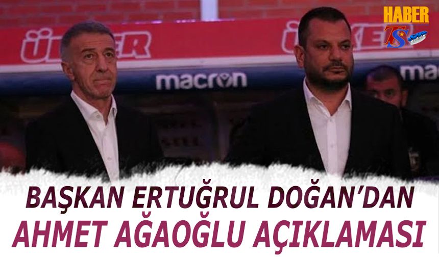 Başkan Ertuğrul Doğan'dan Fatih Tekke Açıklaması