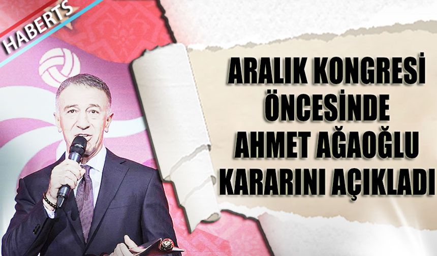 Trabzonspor Eski Başkanı Ahmet Ağaoğlu Kongrede Aday Olmayacağını Açıkladı