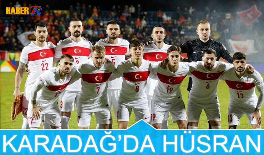 Karadağ'da Hüsran: Milli Takım A Ligi İçin Play-off Mücadelesi Verecek