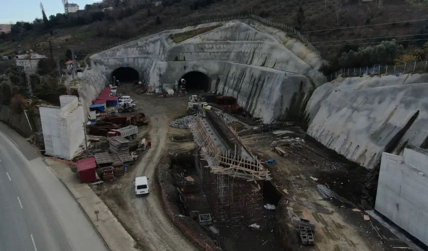 Trabzon Güney Çevre Yolu'nda Çalışmalar Hız Kesmeden Devam Ediyor