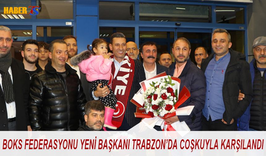 Türkiye Boks Federasyonu Başkanı Suat Hekimoğlu Trabzon'da Coşkuyla Karşılandı