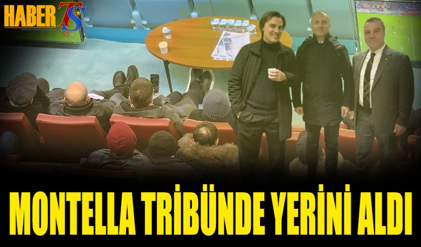 Vincenzo Montella, Trabzonspor-Sivasspor Maçını Tribünden Takip Etti