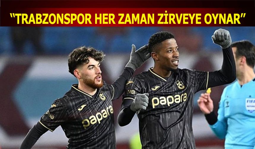 Pedro Malheiro: "Trabzonspor Her Zaman Zirve İçin Mücadele Eder"