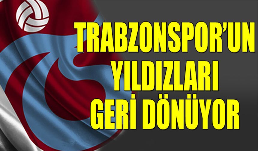 Trabzonspor’da Sakat Oyuncular Geri Dönüyor! Milli Arada Eksik Kadroyla Çalışmalar Sürecek