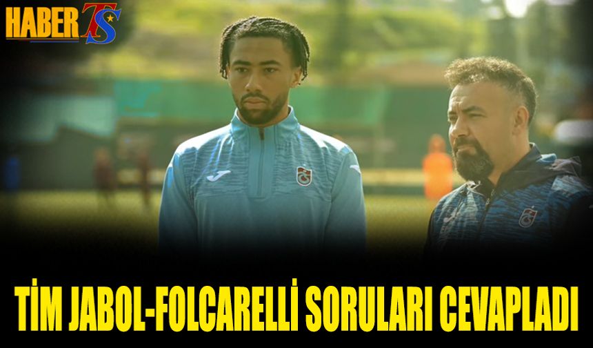 Tim Jabol-Folcarelli Soruları Cevapladı