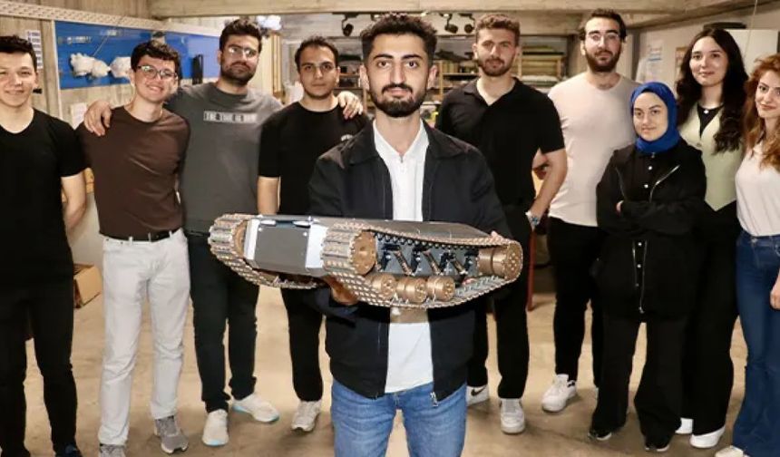 KTÜ’lü Öğrencilerden TEKNOFEST’e İnsansız Tank