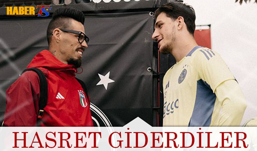 Ajax Antrenmanında Ahmetcan'a Sürpriz Ziyaret