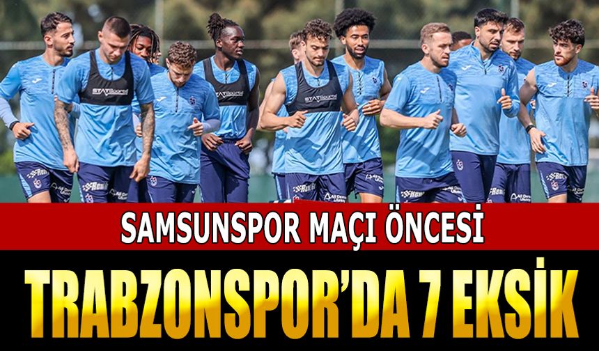 Trabzonspor, Samsunspor Maçı Hazırlıklarını Sürdürüyor