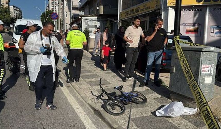 Kocaeli'de Feci Kaza: Panelvanın Çarptığı 11 Yaşındaki Bisikletli Çocuk Hayatını Kaybetti
