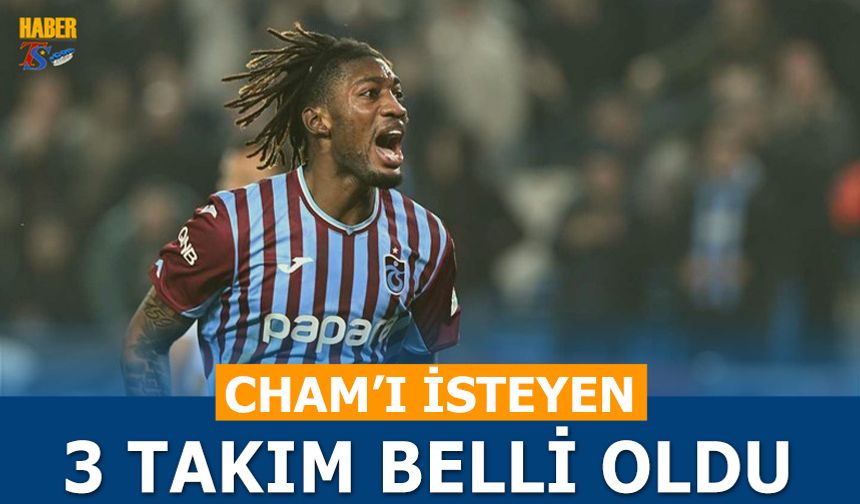 Cham'ı İsteyen 3 Takım Belli Oldu