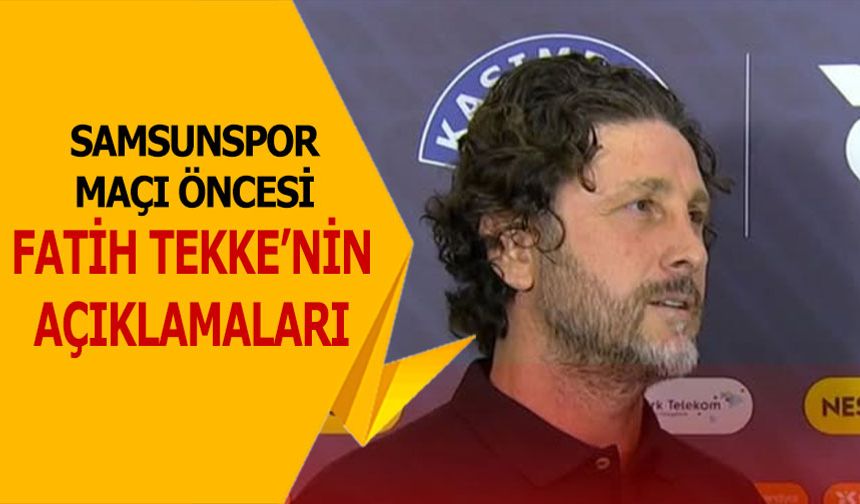 Fatih Tekke: "Zor Süreçten Geçiyoruz, Galibiyet Bize Nefes Aldıracak"