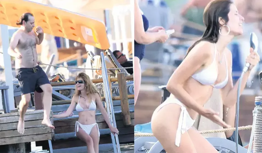 Kaan Tangöze ve Kıvılcım Ural Ailesiyle Bodrum'da Tatilin Keyfini Çıkardı