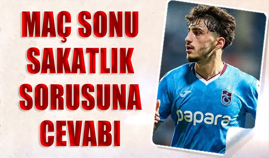 Cihan Çanak'ın Maç Sonu Sakatlık Sorusuna Cevabı