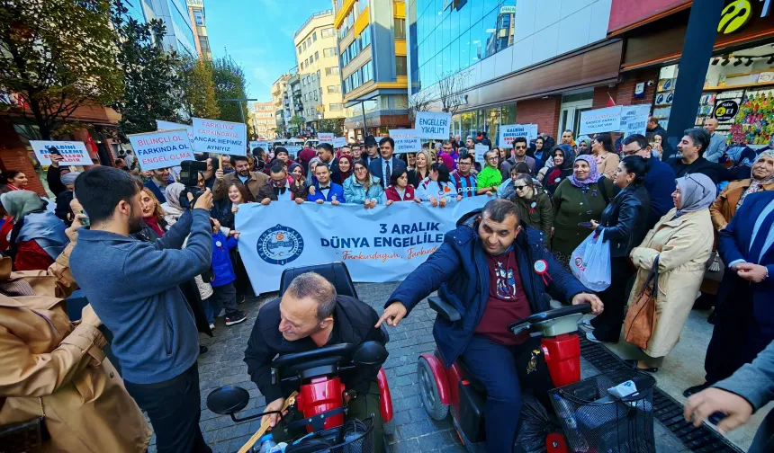 Trabzon’da 3 Aralık Dünya Engelliler Gününde Anlamlı Yürüyüş