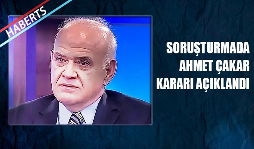 Bahis Soruşturması Sonrası Ahmet Çakar Kararı