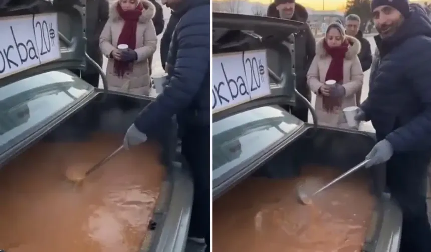 Girne’de Bagajda Çorba Yapımı Tepki Çekti