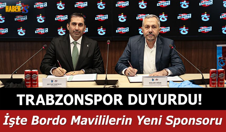 Trabzonspor Yeni Sponsorluk Anlaşmasını Duyurdu!