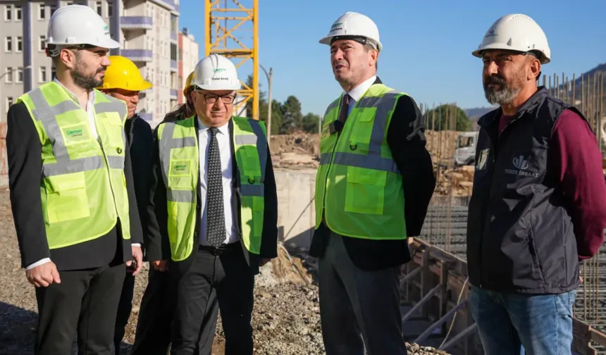 Çağlayan Kentsel Dönüşüm Projesinde Beton Dökümü Başladı