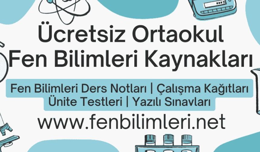 Fenbilimleri.net: Ücretsiz Fen Bilimleri Kaynakları