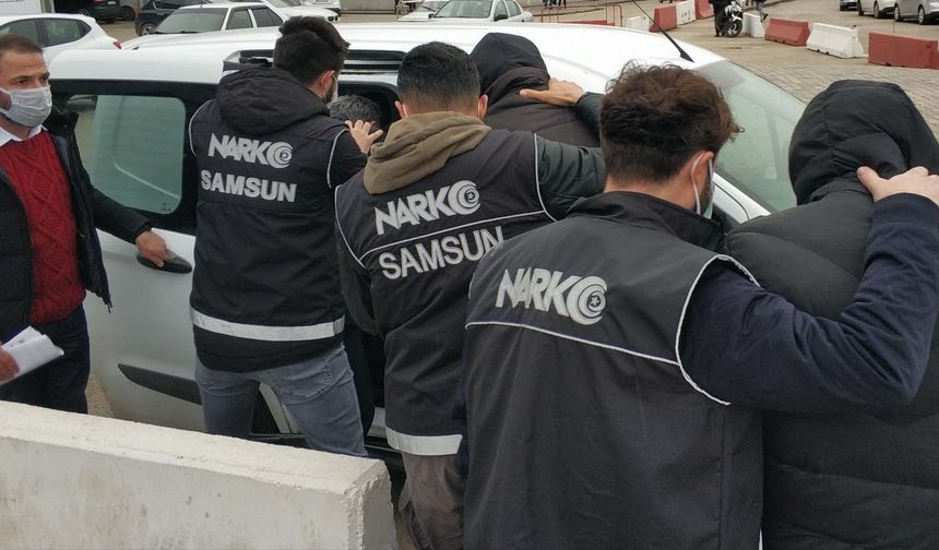 Samsun’da Yasaklı Madde Operasyonunda 6 Şüpheli Yakalandı