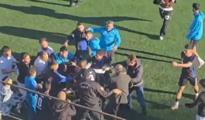 Elazığ Amatör Lig Maçında Ortalık Karıştı