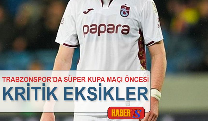 Trabzonspor’da Süper Kupa Öncesi Savunma Krizi Büyüyor