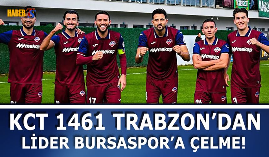 KCT 1461 Trabzon'dan Bursaspor'a Çekme! 2-1