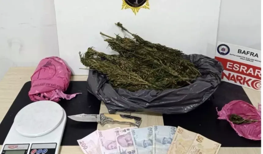 Samsun’da Narkotik Operasyonu: 5 Şüpheli Gözaltında