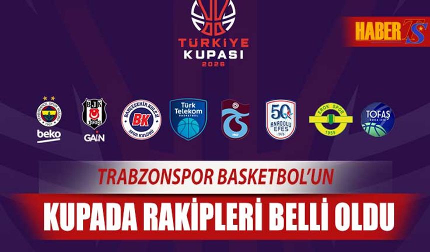 Trabzonspor Basketbol'un Kupada Rakipleri Belli Oldu