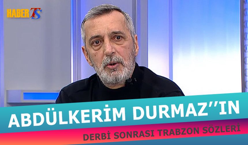 Abdülkerim Durmaz'dan Trabzonspor Camiasına Teşekkür