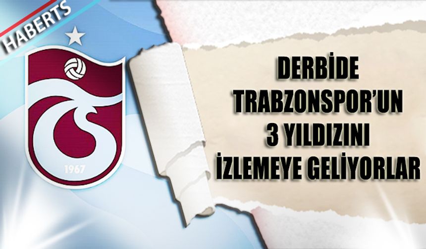 Trabzonspor Derbisinde Scoutlar Tribünde