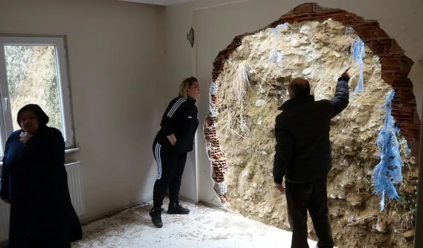 Heyelan Sonrası Apartmanda İnceleme Tamamlandı