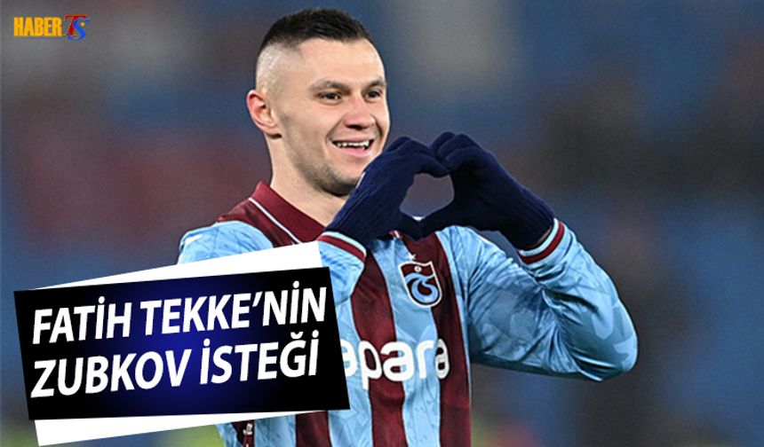 Fatih Tekke'nin Oleksandr Zuvkov İsteği