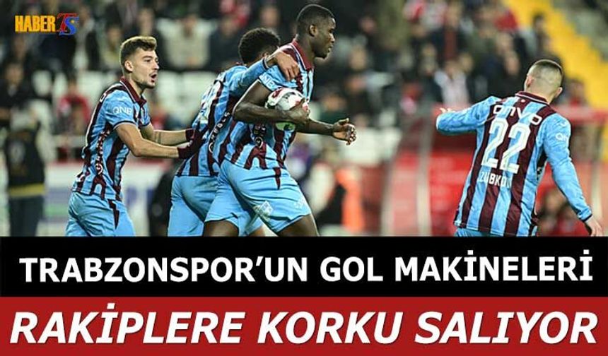 Trabzonspor’da Hücum Üçlüsü Zirveyi Zorluyor
