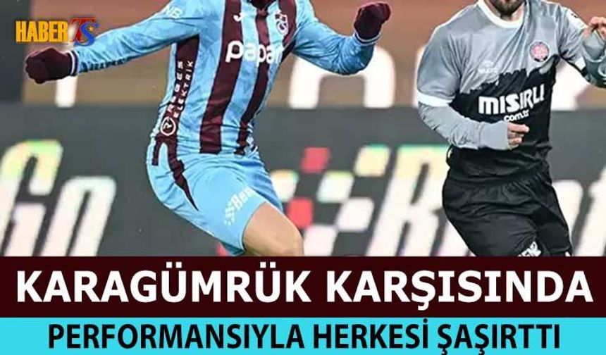 Trabzonsporlu Futbolcu Yeni Mevkisinde Parladı