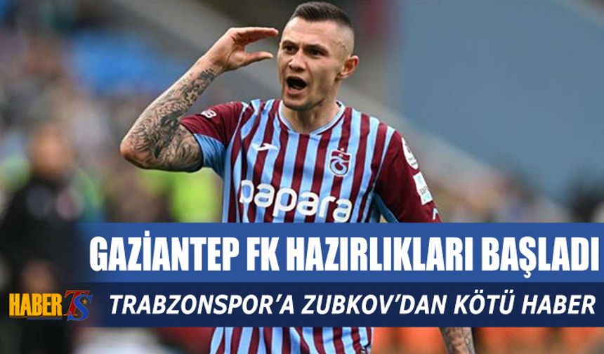 Trabzonspor'a Zubkov'dan Kötü Haber