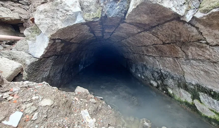 Trabzon’da Roma Dönemine Ait Su Kanalı Bulundu