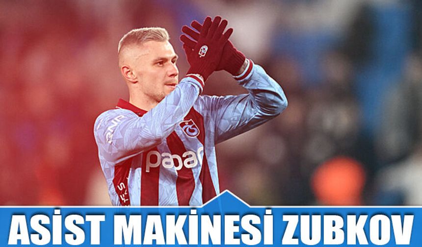 Zubkov’dan Trabzonspor’a Asist Katkısı Artıyor