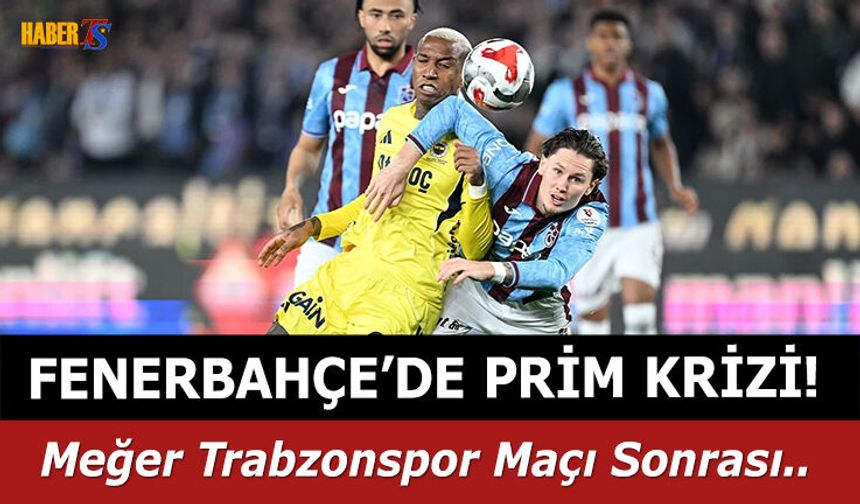 Meğer Fenerbahçe Trabzonspor Maçı Sonrası Karışmış!