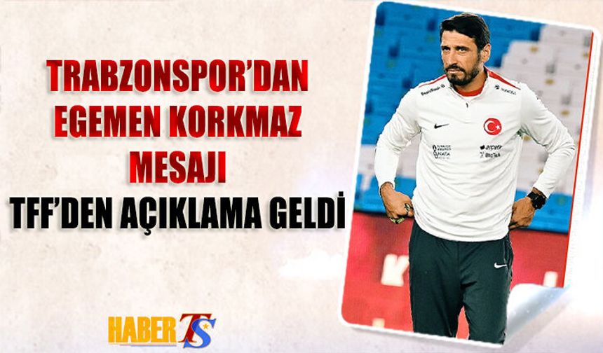 TFF'den Egemen Korkmaz'ın Sağlık Durumu Hakkında Açıklama