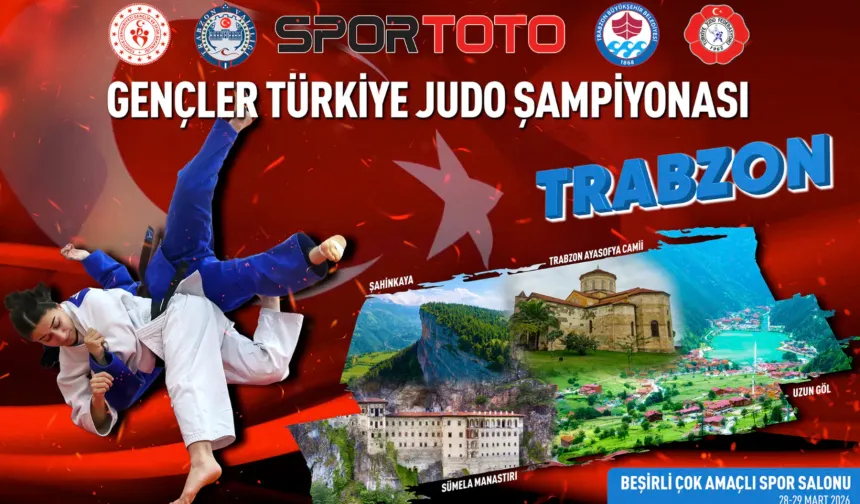 Trabzon’da 787 Sporcuyla Judo Şöleni Başlıyor