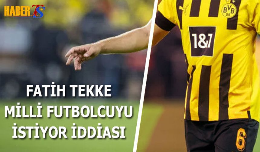 Fatih Tekke Milli Futbolcuyu Trabzonspor'a İstiyor İddiası