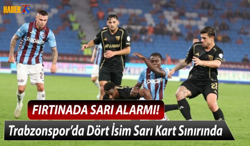 Bordo Mavililerde Sarı Kart Alarmı!