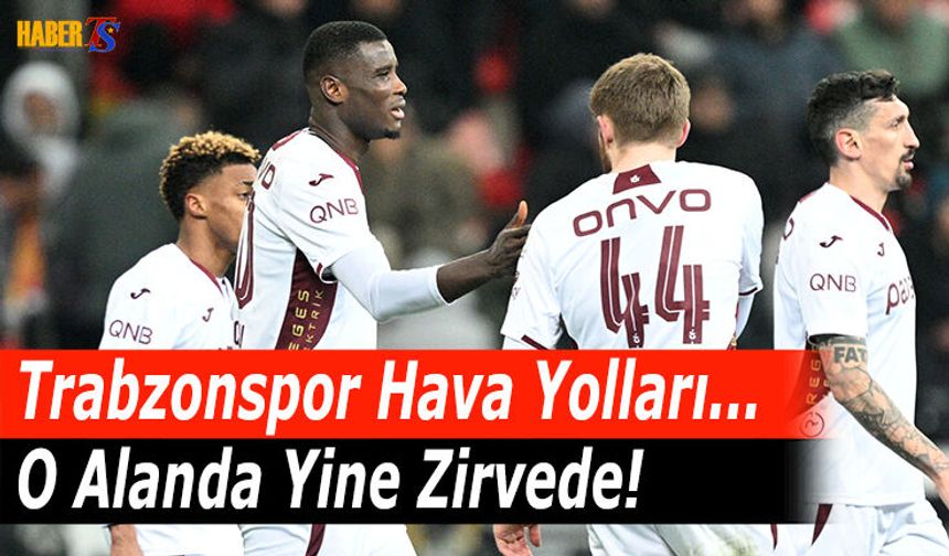 Trabzonspor Hava Yollarında Zirvede!