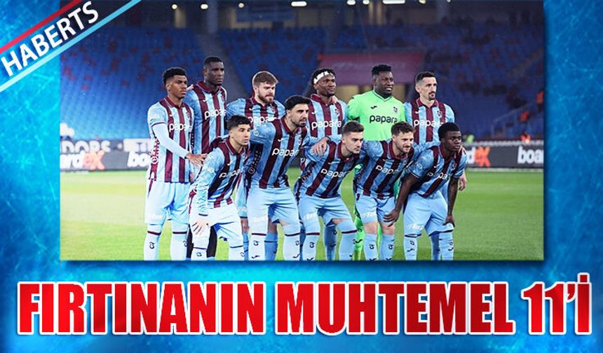 Trabzonspor Kritik Mesaide! İşte Muhtemel 11'ler ve Detaylar