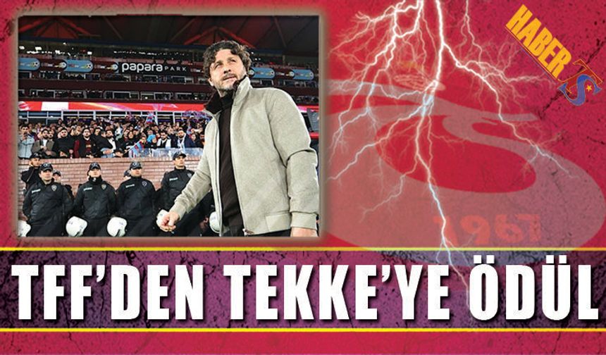 TFF'den Fatih Tekke'ye Sosyal Sorumluluk Ödülü