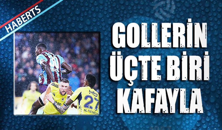 Gollerin Üçte Biri Kafayla Geldi